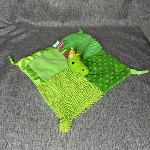 Green Dragon Lovey Security Baby Blanket Toy Make Believe Ideas